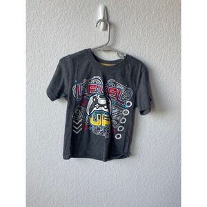 Slope Boys Level Up Graphic Gamer T-Shirt Size 5/6 Charcoal Gray